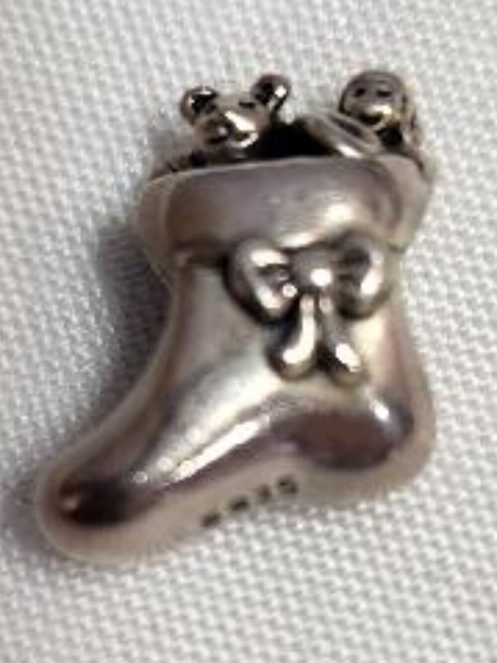 Pandora Sterling Silver Christmas Stocking Charm